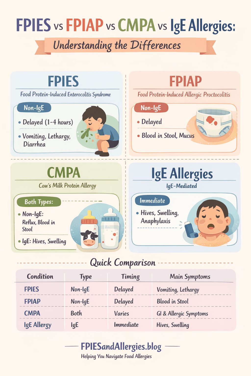 High Risk Fpies Baby Allergies Explained: FPIES, CMPA, and More - FPIES and Allergies